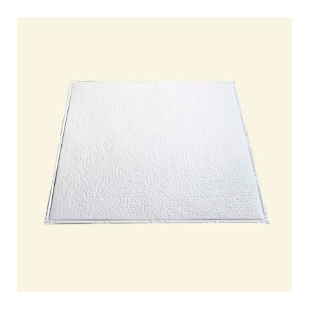 Acoustic Ceiling Products Great Lakes Tin Chicago 2' X 2' Nail-Up Tin Ceiling Tile in Matte White - T60-01 T60-01